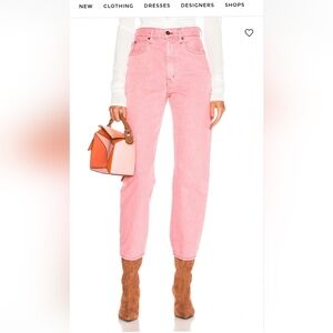 SLVRLAKE New Desert Pink Jeans Women